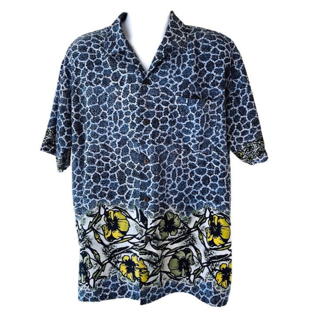 Ocean Current Men’s Size Large Hawaiian Shirt